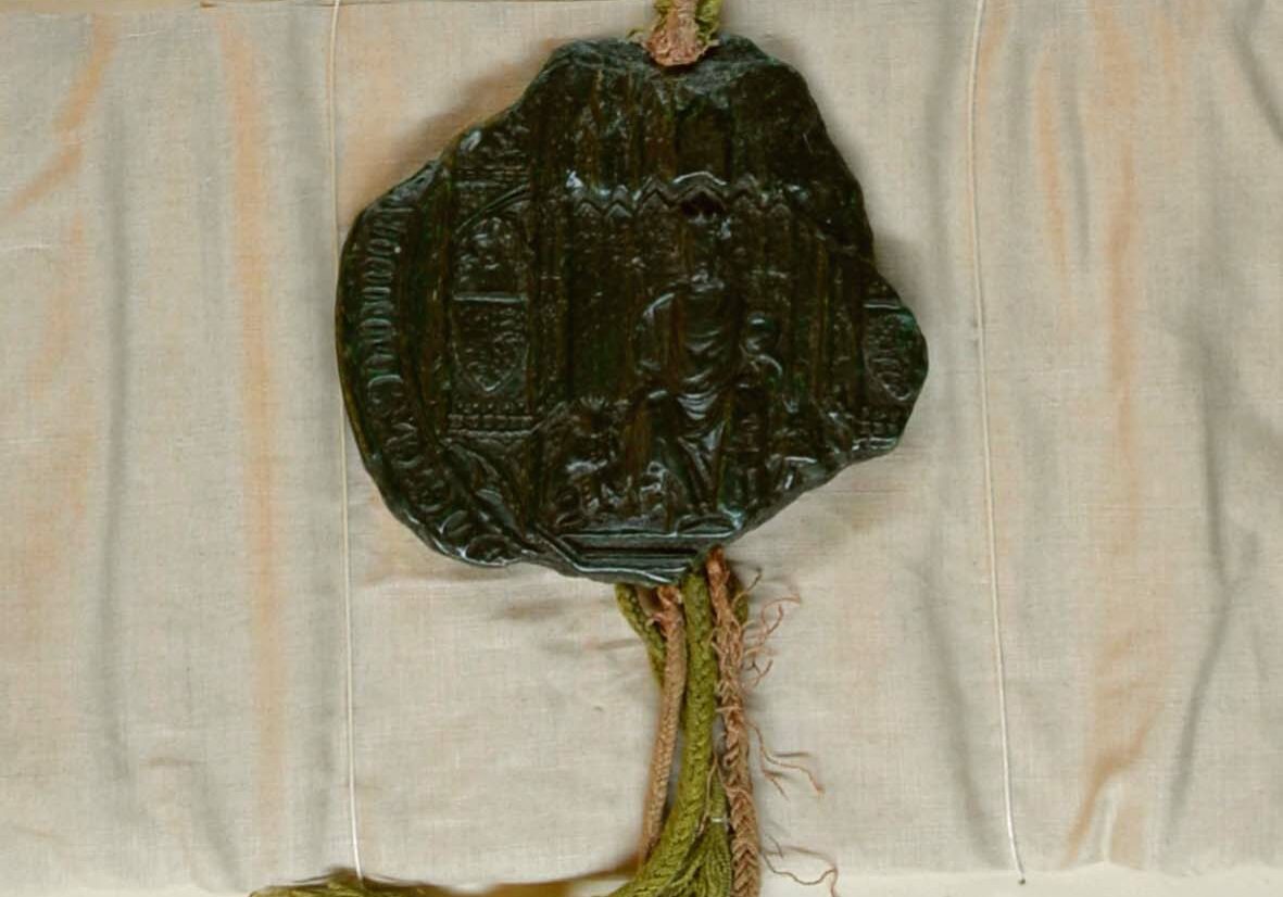 Seal from the Charter of Incorporation, granted to Coventry by Edward III in 1345